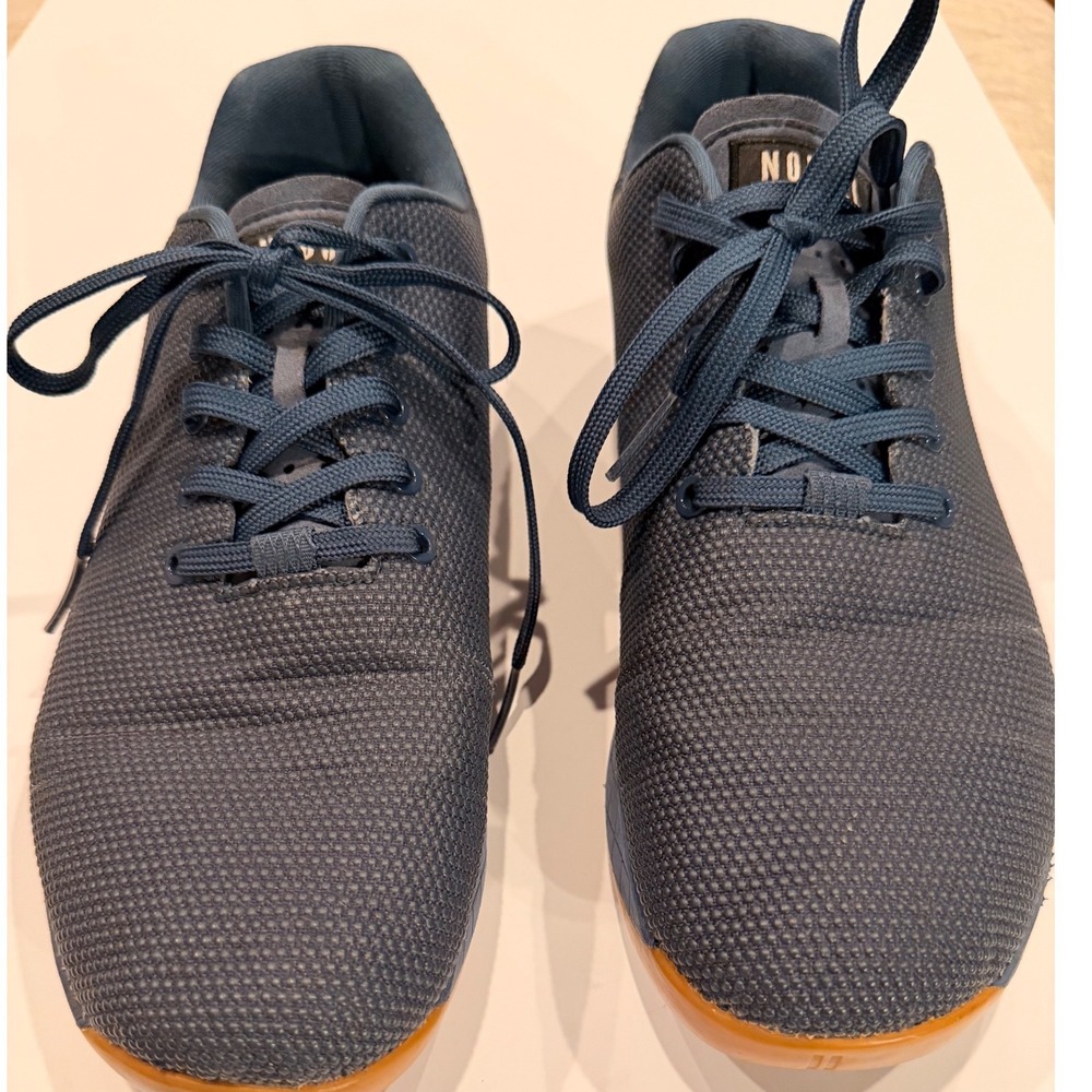 NOBULL SuperFabric Trainer Navy Blue Gum CrossFit Shoes Mens 12.5 New